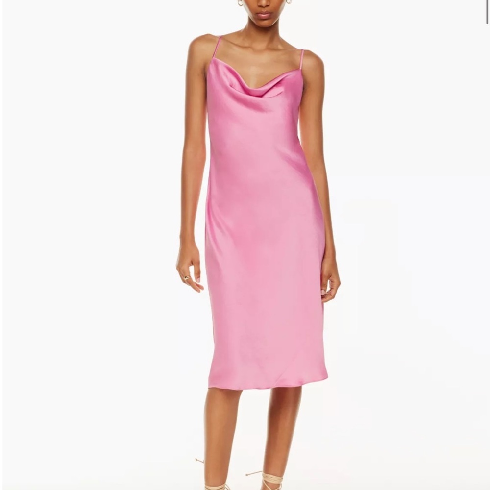 Wilfred Only Satin Cowlneck Slip Dress